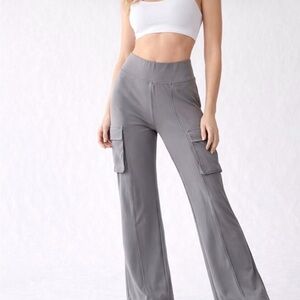 HALARA Women's Gray Straight Leg Pants